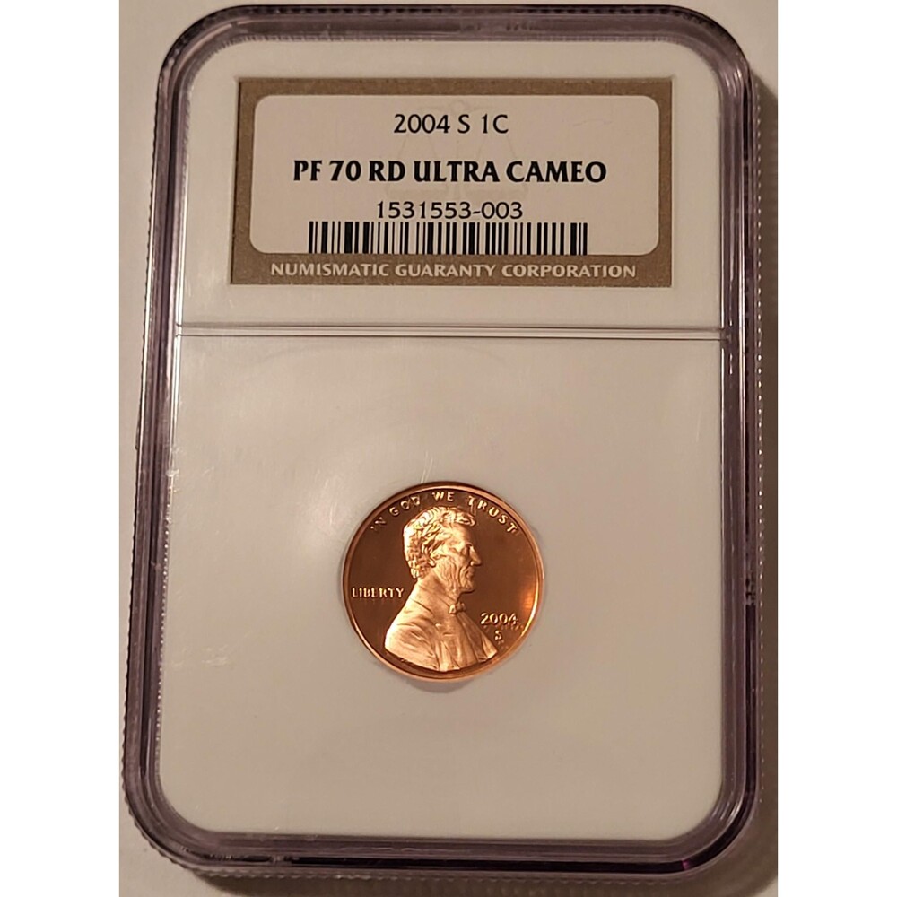 2004 S Lincoln Memorial Cent Proof PF70 RED UC NGC